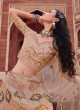 Golden Bridal Lehenga Choli For Wedding